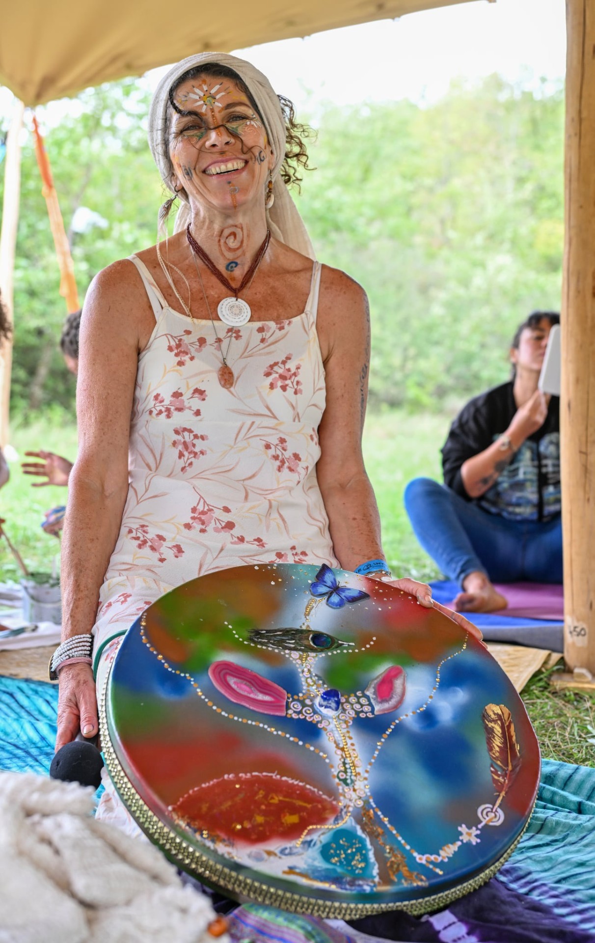 Virginie Rémuzat au tambour — portrait